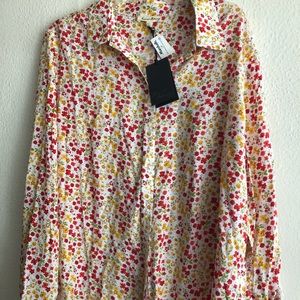 4/$15. Jane & Delancey Floral Print Blouse